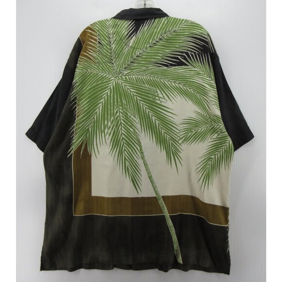Tommy Bahama Shirt Large Silk Hawaiian Loop Collar AOP Camp Relax - Picture 7 of 12